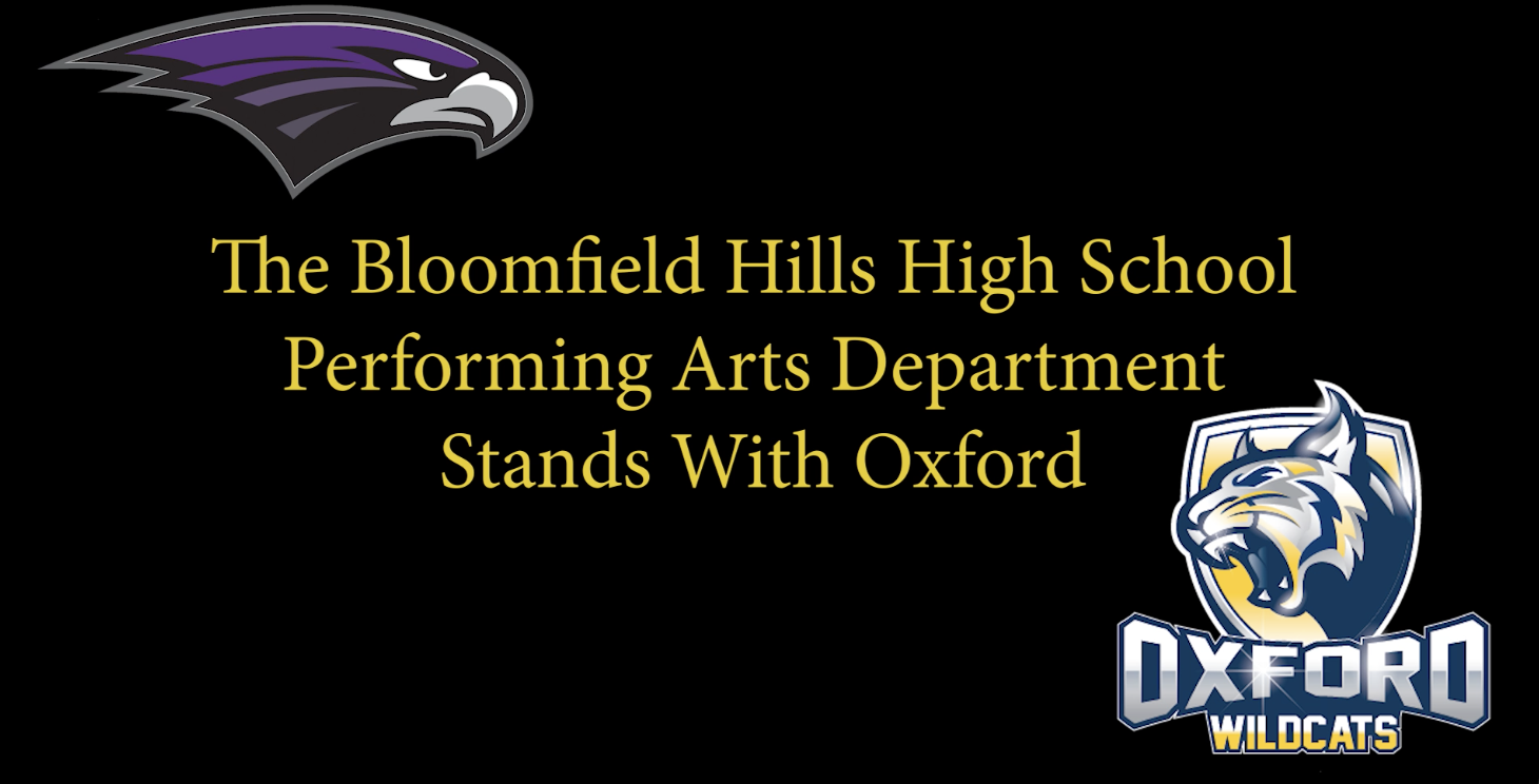 Thumbnail image for Bloomfield Hills High School Performing Arts Tribute to Oxford High School