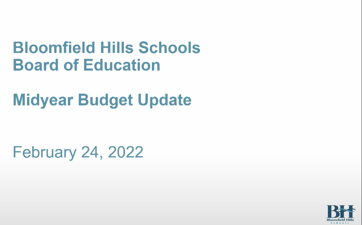Thumbnail image for BHS: 2021-2022 Midyear Budget Revisions