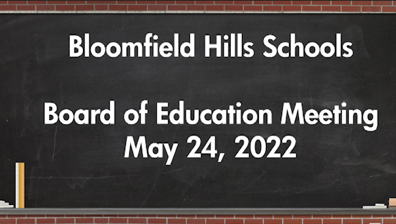 Thumbnail image for BHS: Board of Education Meeting May 24, 2022
