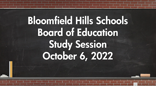 Thumbnail image for BHS: Board of Education Study Session Oct. 6, 2022