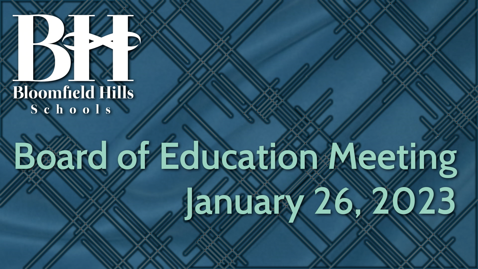 Thumbnail image for BHS: Board of Education Meeting Jan, 26, 2023