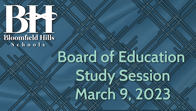 Thumbnail image for BHS: Board of Education Study Session March 9, 2023