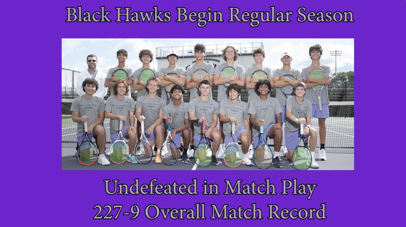 Thumbnail image for BHHS Boys BlackHawks 2023 Tennis State Champions Highlights