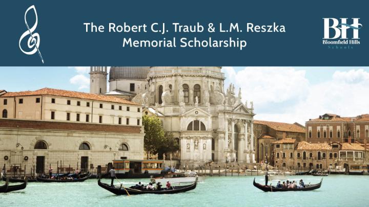 Thumbnail image for BHHS Robert C. J. Traub and L.M Reszka Memorial Art & Music Scholarship Awards Program 2026