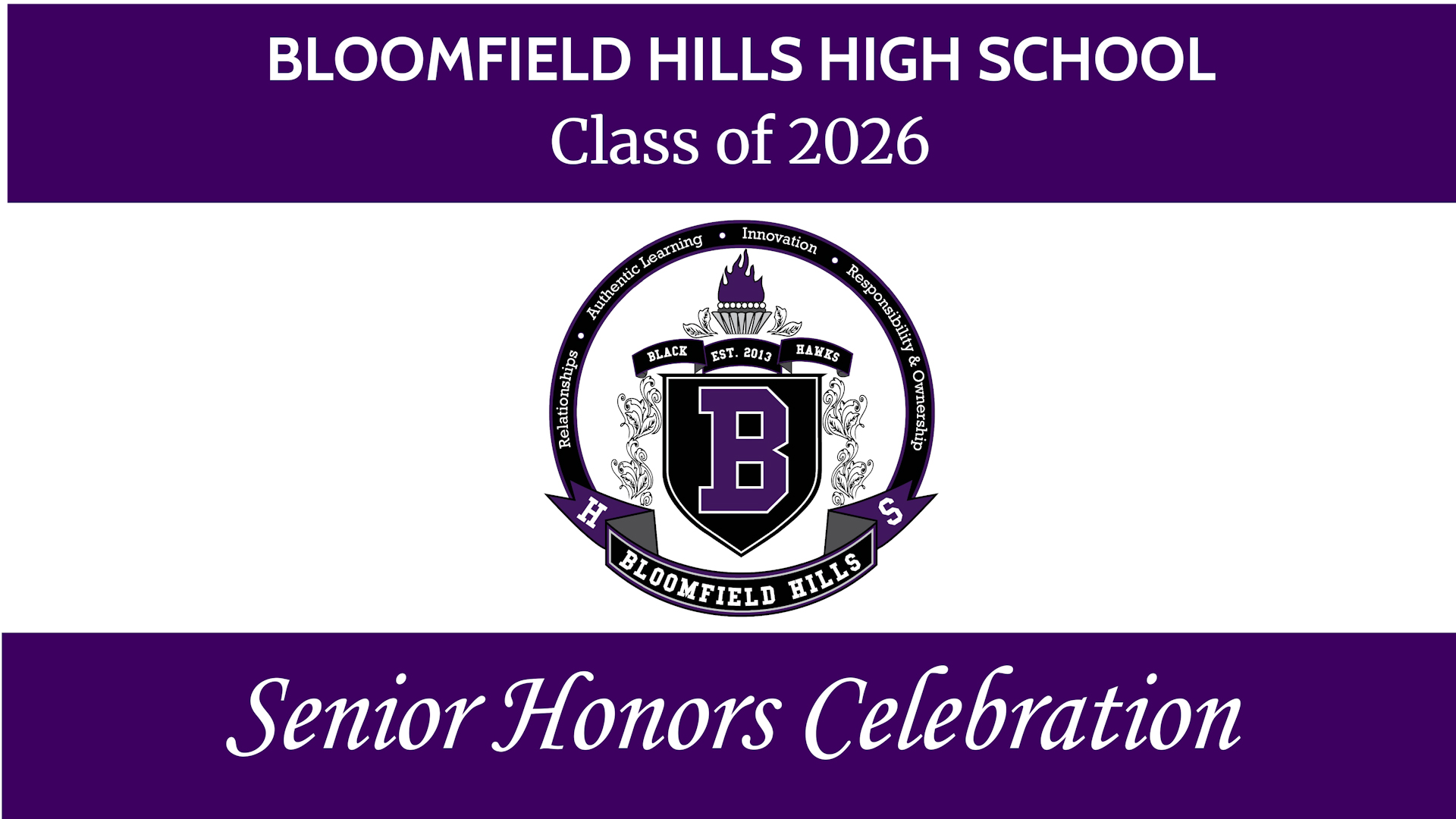 Thumbnail image for BHHS Senior Honors Celebration 2026