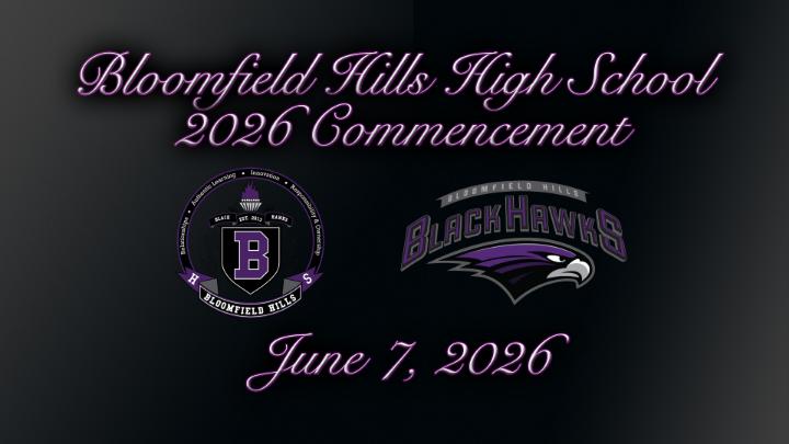 Thumbnail image for Bloomfield Hills High School 2026 Commencement
