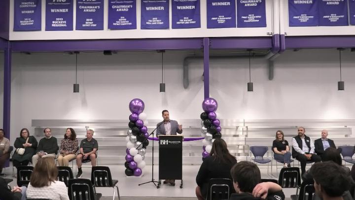 Thumbnail image for Bloomfield Hills Schools Robotics Center Dedication