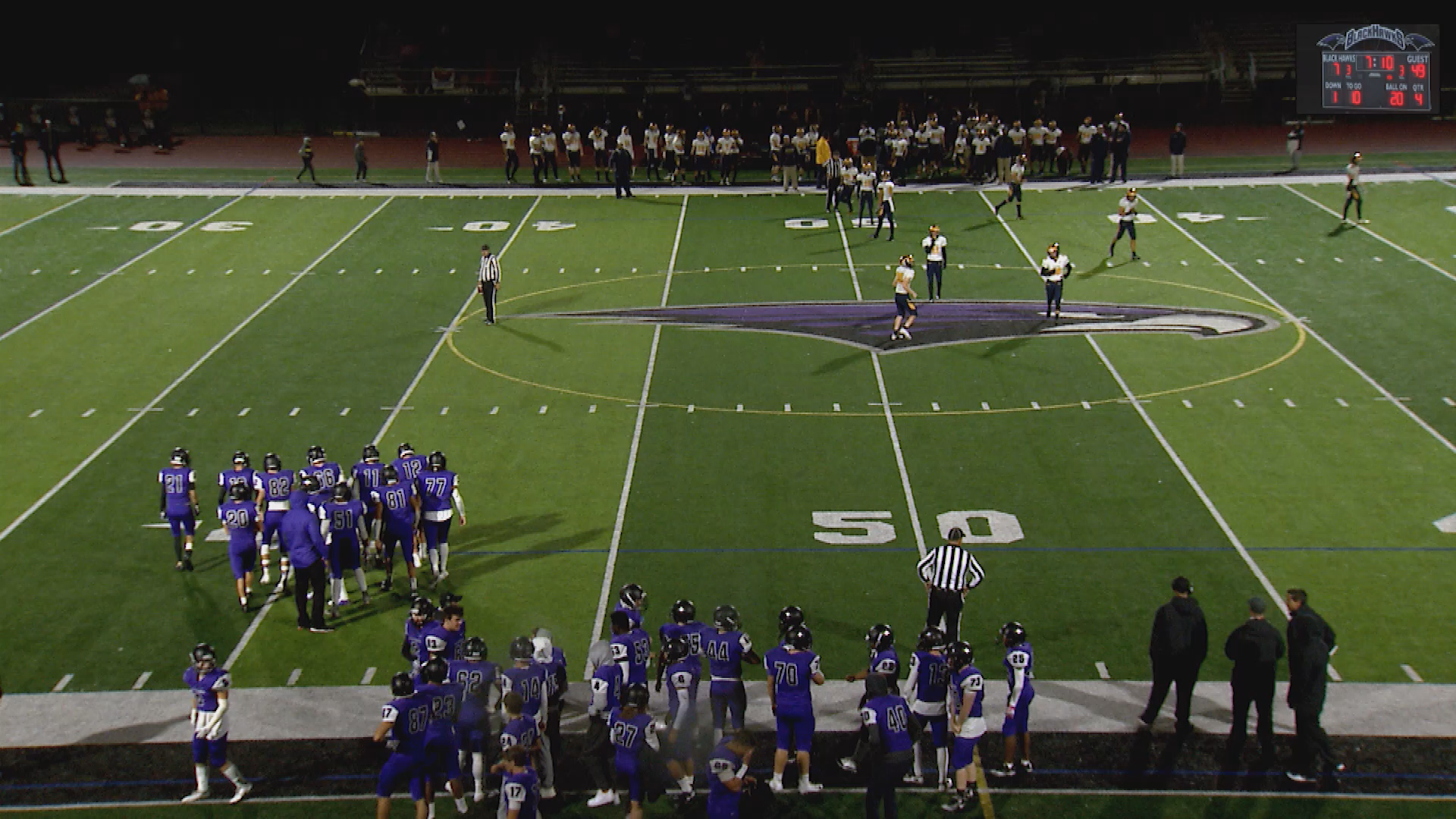 Thumbnail image for BHHS Blackhawk Homecoming Football vs. Clarkston Wolves
