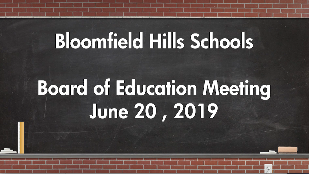 Thumbnail image for Board of Education Meeting June 20, 2019
