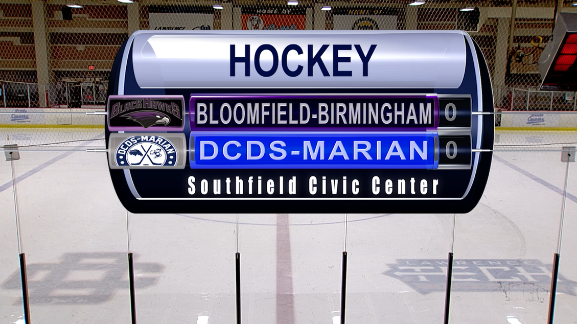 Thumbnail image for Bloomfield Hills/Birmingham Blackhawks Girls Hockey vs. DCDC - Marian